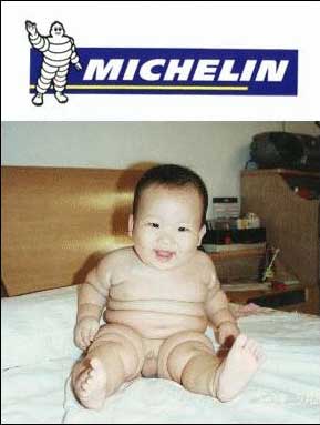 fausse pub michelin